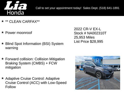 Used 2022 Honda CR-V EX-L image 6