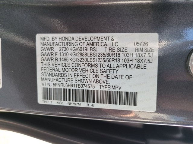 Certified 2026 Honda Odyssey EX-L image 26