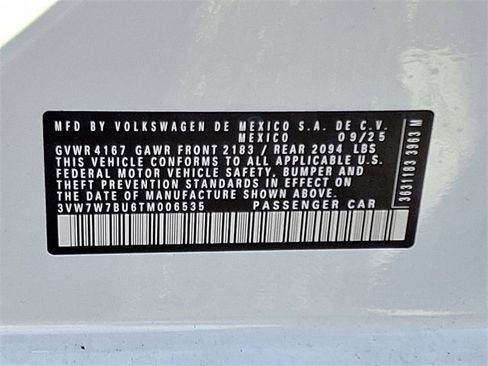 New 2026 Volkswagen Jetta SE image 11