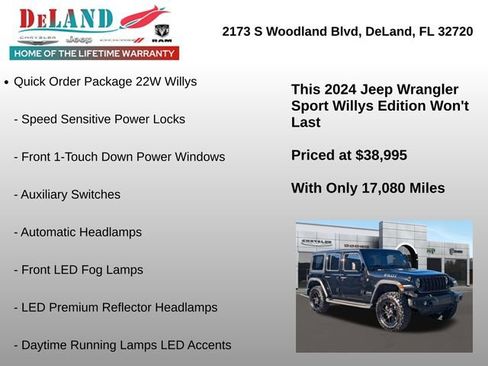 Used 2024 Jeep Wrangler Willys image 18