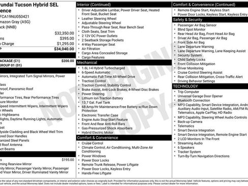 Used 2022 Hyundai Tucson SEL w/ Cargo Package AWD/4WD image 11