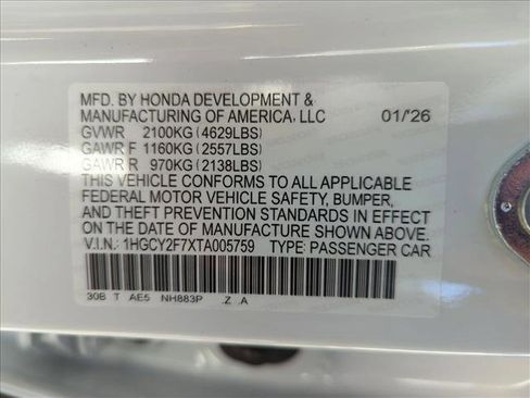 New 2026 Honda Accord Sport image 17