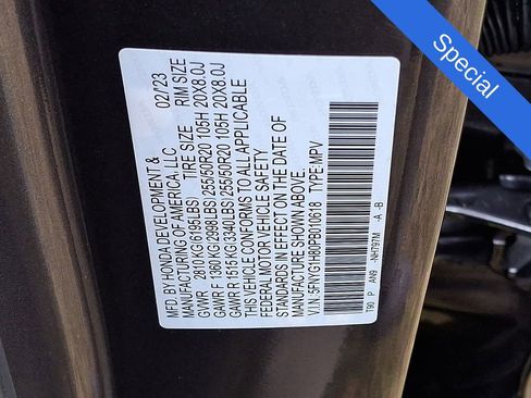 Certified 2023 Honda Pilot Elite image 27