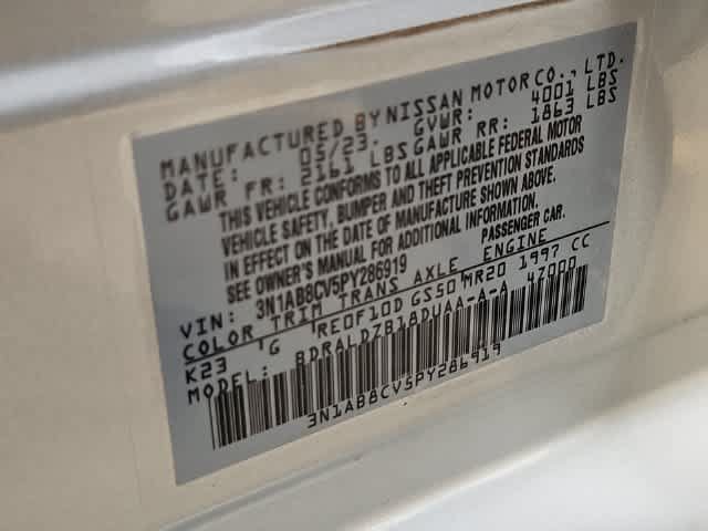 Used 2023 Nissan Sentra SV w/ All-Weather Package FWD image 29
