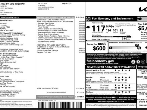 Used 2023 Kia EV6 GT-Line w/ GT-Line Suede Seat Package image 54