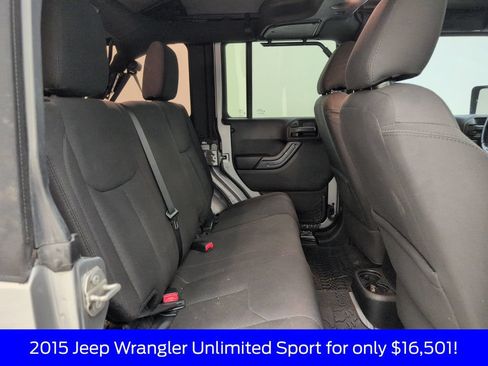 Used 2015 Jeep Wrangler Unlimited Sport w/ Quick Order Package 24S AWD/4WD image 15