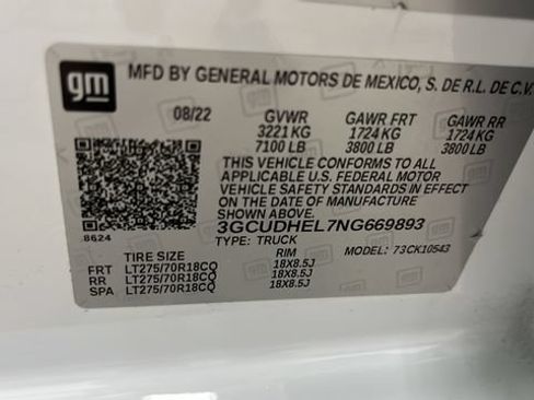 Used 2022 Chevrolet Silverado 1500 ZR2 w/ Technology Package AWD/4WD image 28