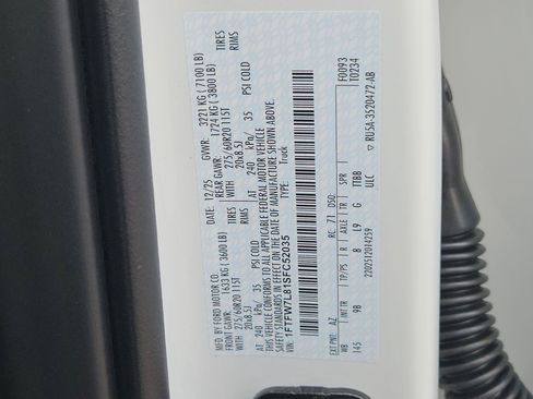 New 2025 Ford F150 Platinum w/ Equipment Group 702A High image 17