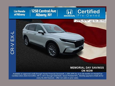 Certified 2023 Honda CR-V EX-L image 1