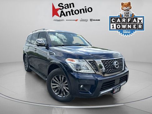 Used 2019 Nissan Armada Platinum w/ Captain's Chairs Package image 1