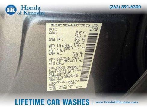 Used 2019 Nissan Frontier SV image 22