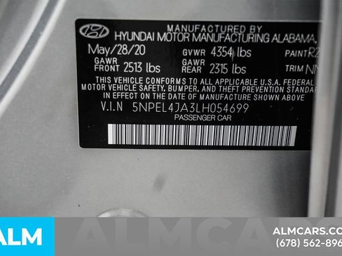 Used 2020 Hyundai Sonata SEL w/ Cargo Package FWD image 55