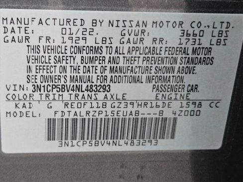 Used 2022 Nissan Kicks S image 21