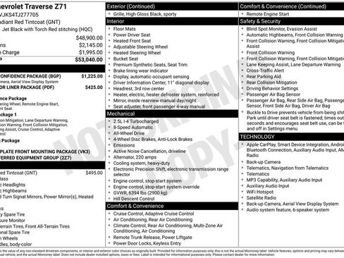 New 2026 Chevrolet Traverse Z71 w/ Driver Confidence Package image 3