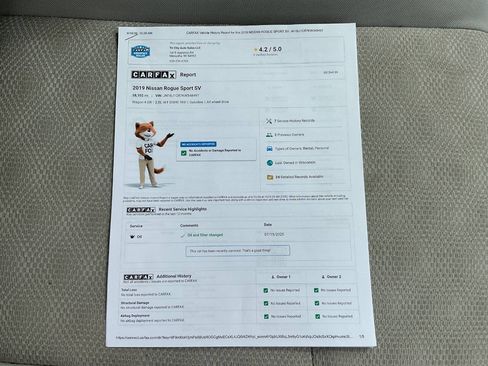 Used 2019 Nissan Rogue Sport SV AWD/4WD image 41