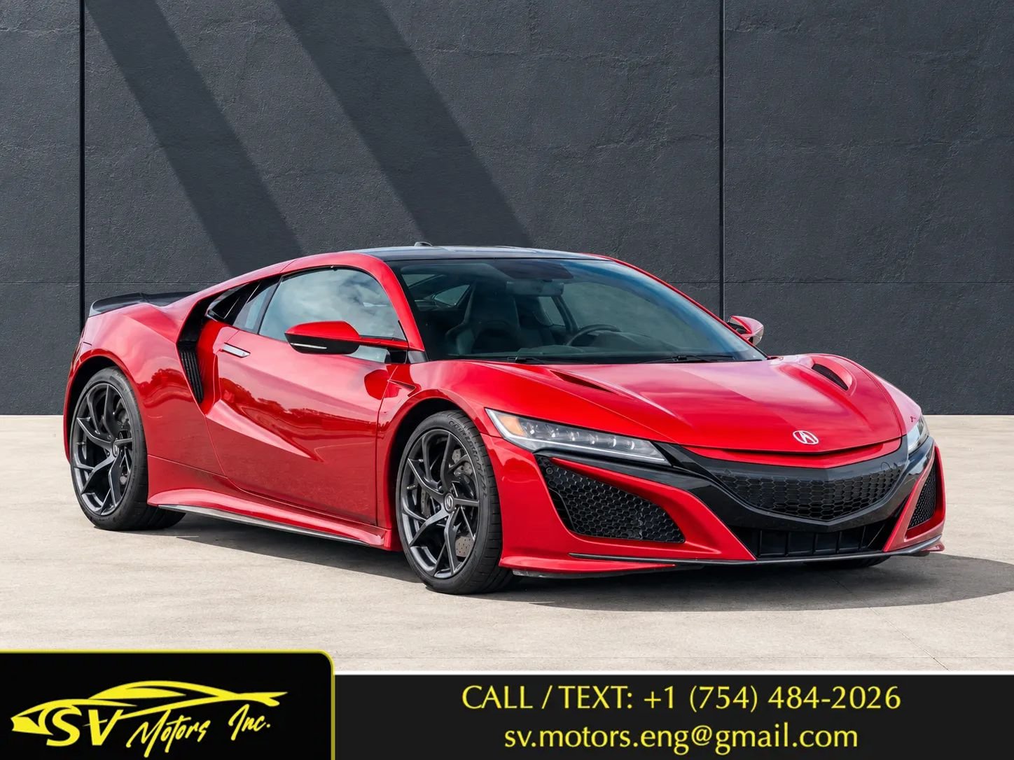 Used 2019 Acura NSX AWD/4WD image 1