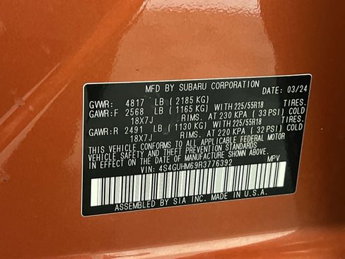 Used 2024 Subaru Crosstrek 2.5i Limited w/ Popular Package #3A image 30