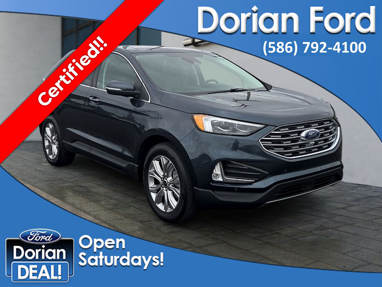 Certified 2024 Ford Edge Titanium w/ Equipment Group 301A AWD/4WD image 1