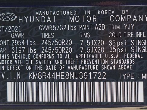 Used 2022 Hyundai Palisade SEL w/ 8P Bench Seat Package image 30