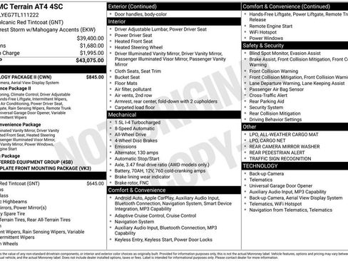 Used 2026 GMC Terrain AT4 w/ Technology Package II AWD/4WD image 13