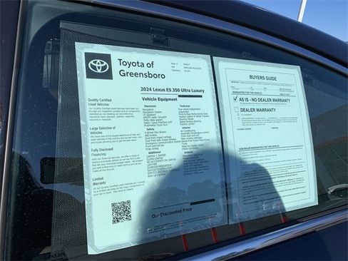 Used 2024 Lexus ES 350 Ultra Luxury image 38