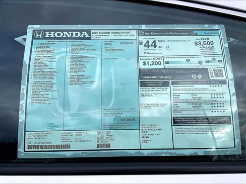 New 2025 Honda Accord Sport image 18