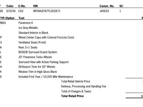 New 2026 Porsche Panamera 4 image 6