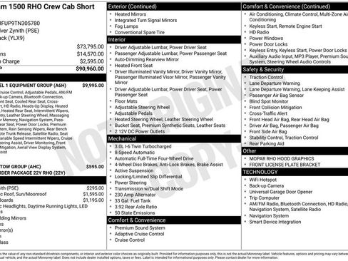 New 2026 RAM 1500 RHO w/ RHO Level 1 Equipment Group AWD/4WD image 22