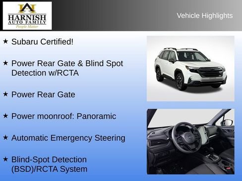 Certified 2025 Subaru Forester Premium AWD/4WD image 8