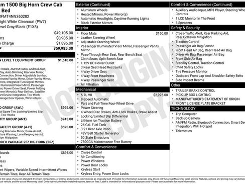 Used 2022 RAM 1500 Big Horn AWD/4WD image 24