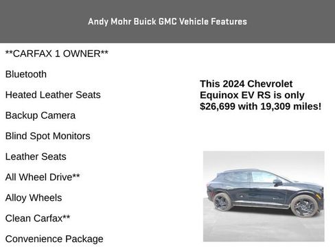 Used 2024 Chevrolet Equinox EV RS AWD/4WD image 4