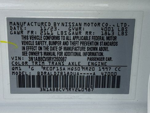 Used 2024 Nissan Sentra SV image 12