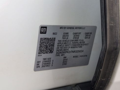 Used 2022 Chevrolet Tahoe Z71 w/ Luxury Package image 34