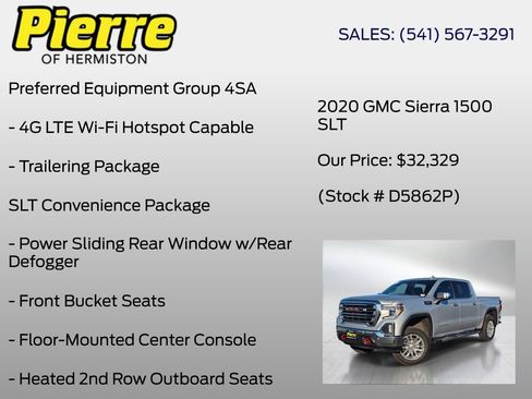 Used 2020 GMC Sierra 1500 SLT w/ SLT Premium Plus Package image 13