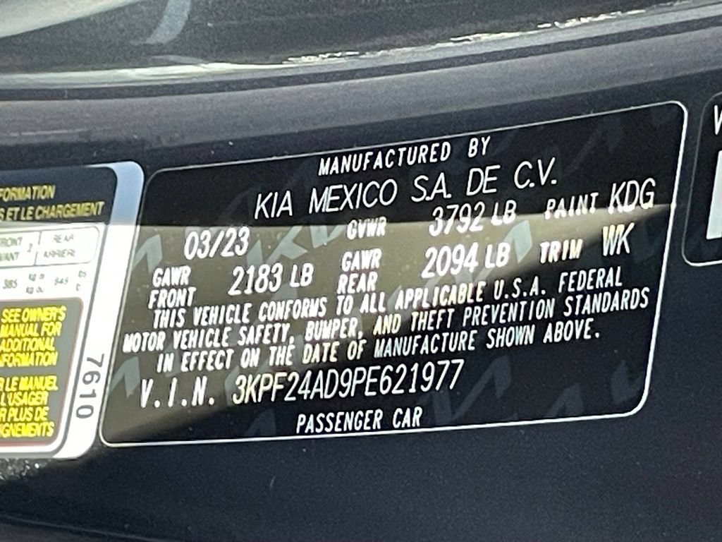 Used 2023 Kia Forte LXS FWD image 33