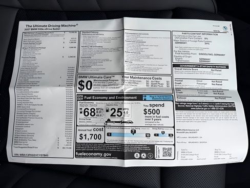 New 2027 BMW 550e xDrive w/ Premium Package AWD/4WD image 25