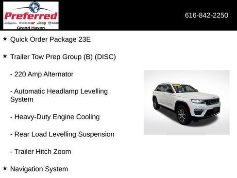 Used 2023 Jeep Grand Cherokee Limited w/ Trailer Tow Prep Group (B) image 6