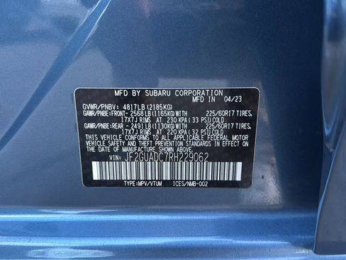 Certified 2024 Subaru Crosstrek 2.0i Premium image 44
