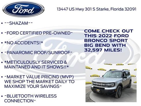 Used 2022 Ford Bronco Sport Big Bend w/ Convenience Package image 5