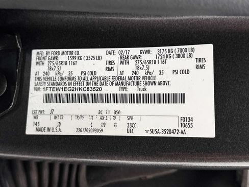 Used 2017 Ford F150 XLT w/ Equipment Group 302A Luxury AWD/4WD image 37