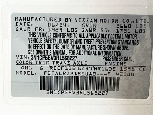 Used 2024 Nissan Kicks S FWD image 29