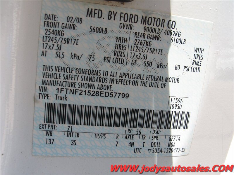 Used 2008 Ford F250 XL AWD/4WD image 29