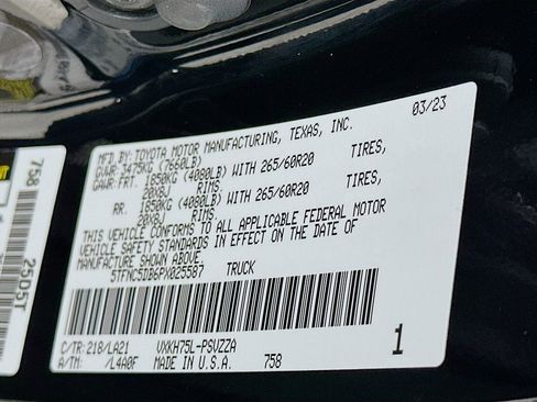 Used 2023 Toyota Tundra Platinum image 32