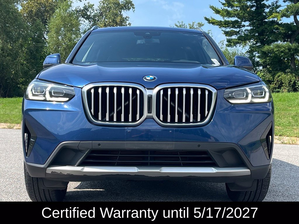Certified 2022 BMW X3 xDrive30i w/ Premium Package 2 (ZPA) AWD/4WD image 2