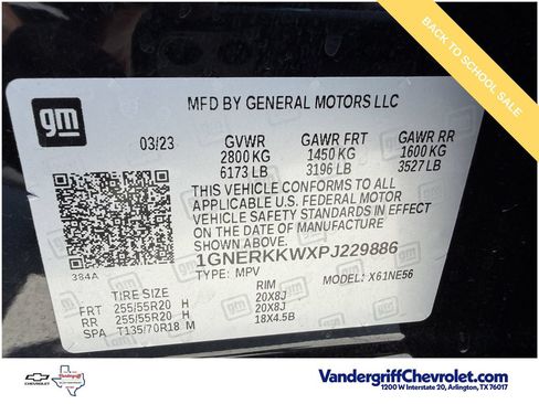 Used 2023 Chevrolet Traverse Premier w/ Redline Edition FWD image 31