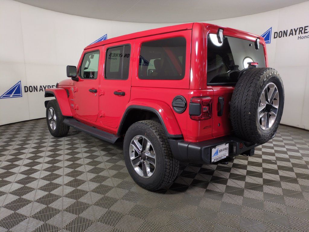 Used 2020 Jeep Wrangler Unlimited Sahara AWD/4WD image 3