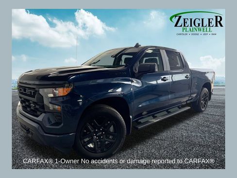 Used 2023 Chevrolet Silverado 1500 Custom w/ LPO, Dark Essentials Package AWD/4WD image 1