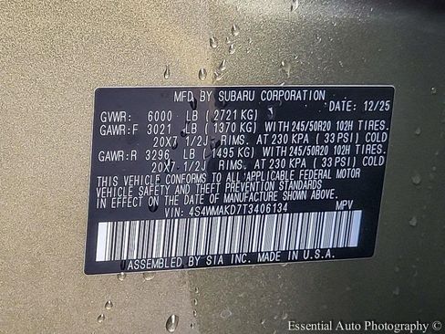 New 2026 Subaru Ascent Touring image 32