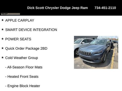 Used 2020 Jeep Cherokee Latitude Plus w/ Cold Weather Group AWD/4WD image 4