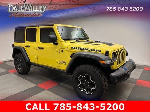 Used 2023 Jeep Wrangler Unlimited Rubicon 4xe w/ Cold Weather Group image 1